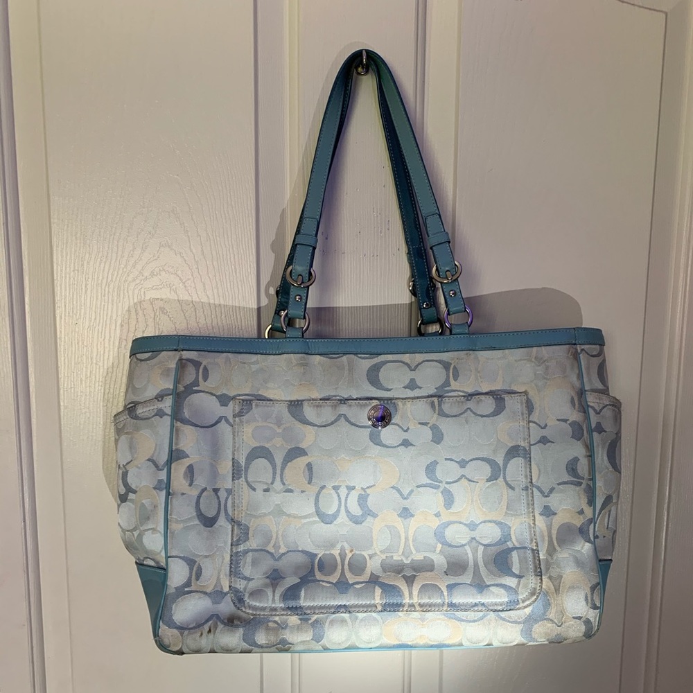 Coach baby bag
